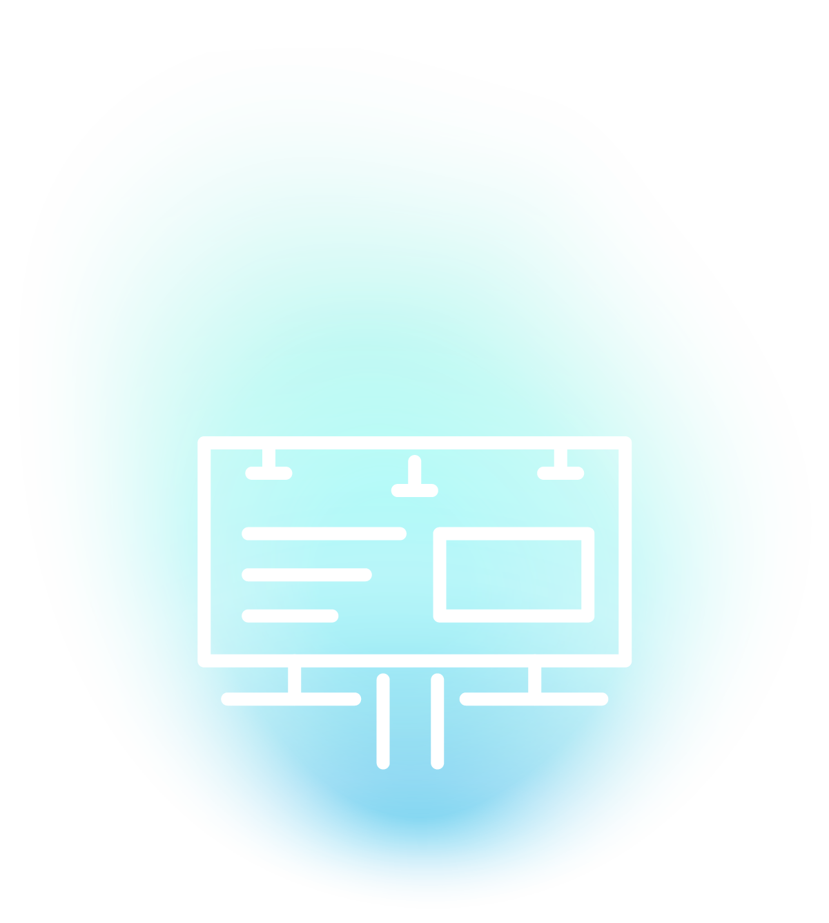 Large format advertising banner icon representing print marketing services for effective brand visibility and audience engagement.