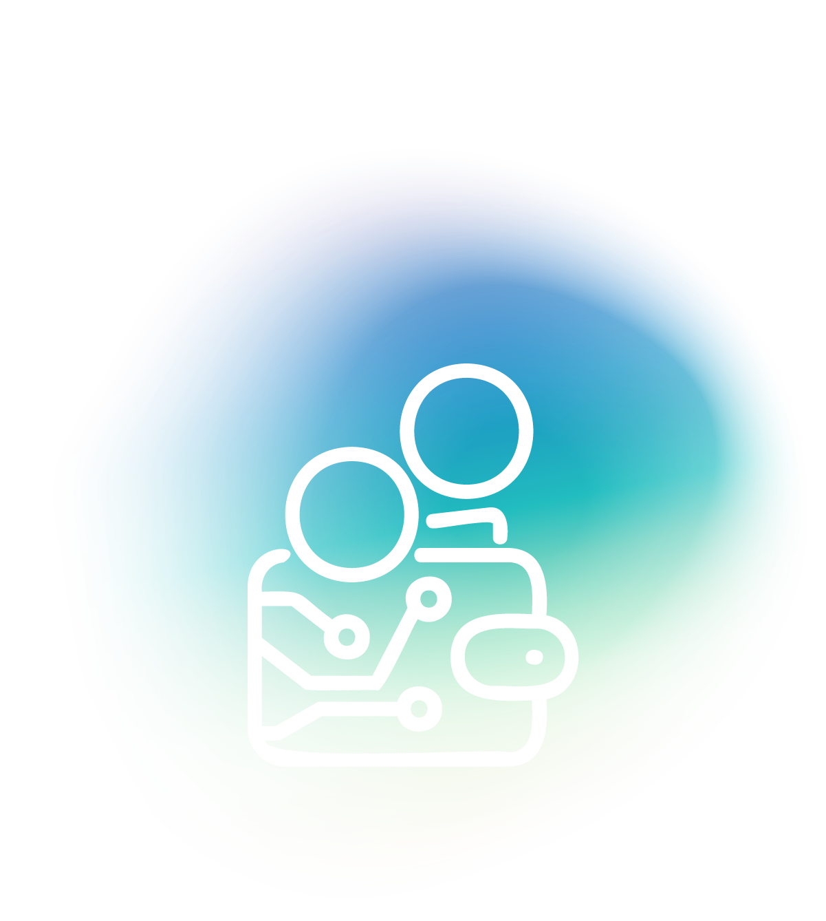 Icon representing digital media strategy and audience engagement for effective media buying services.